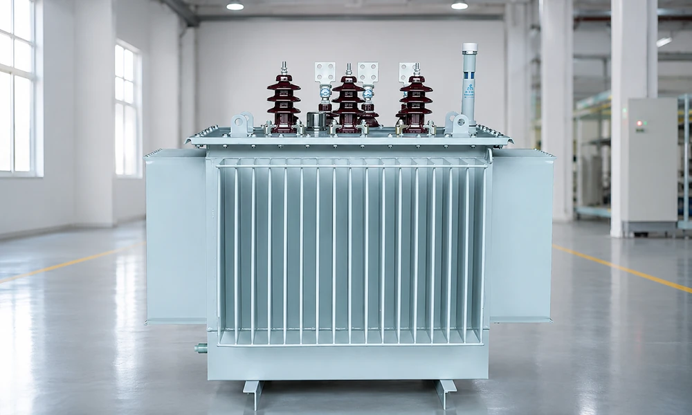 Amorphous-alloy oil-immersed transformer