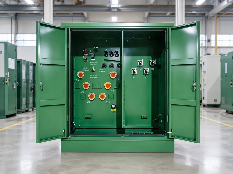 Three phase pad mounted transformer