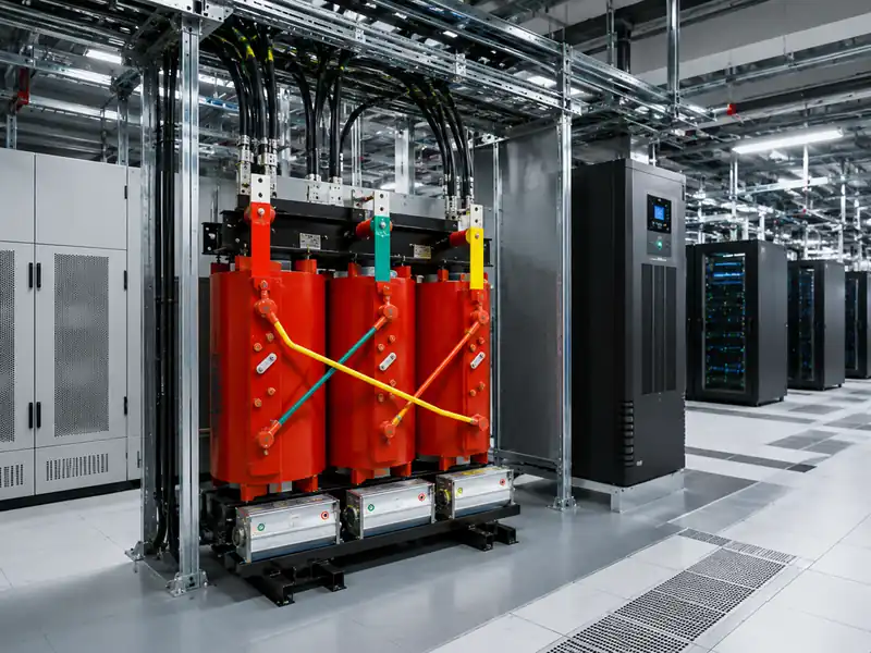 Dry type transformer for data center power distribution