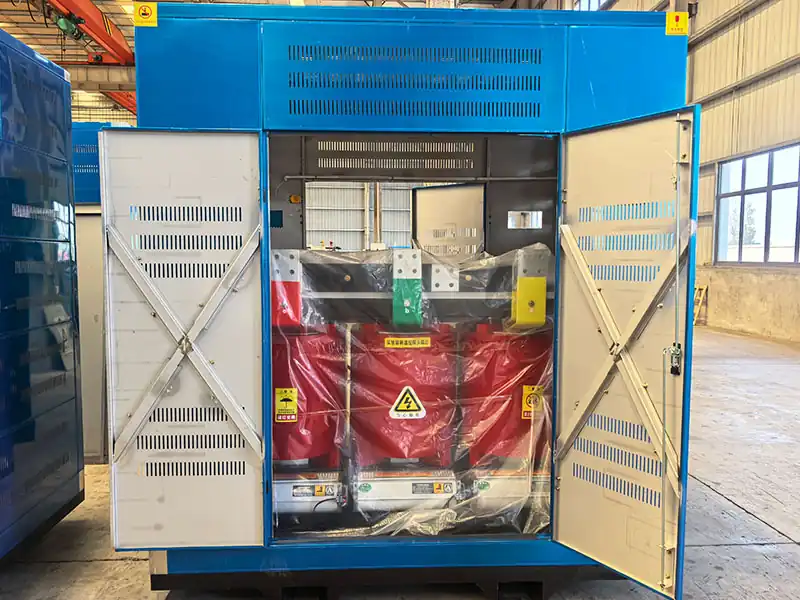 Dry type transformer enclosure