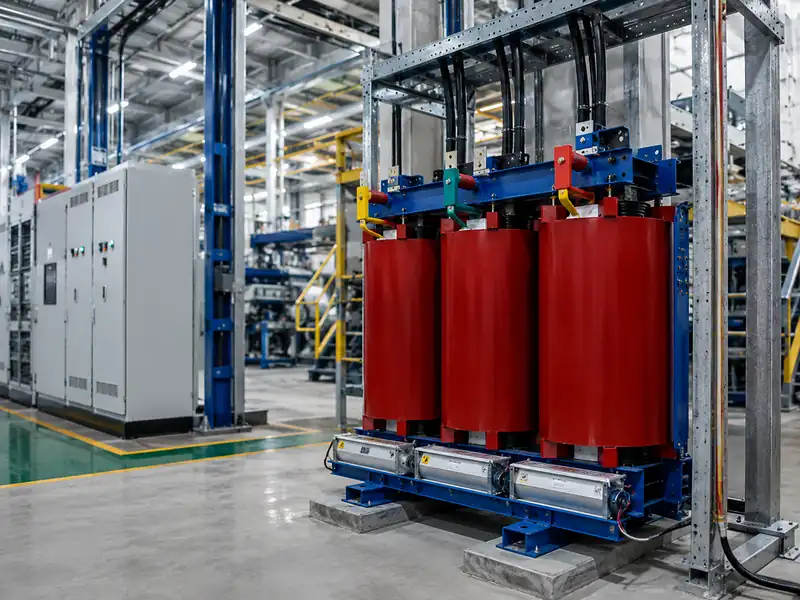 Power transformer system for industrial facilities