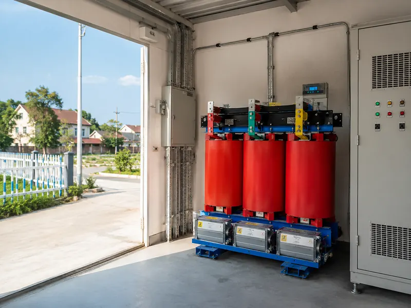 Dry type transformer for residential and rural networks