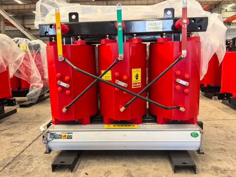 Dry type triplex transformers