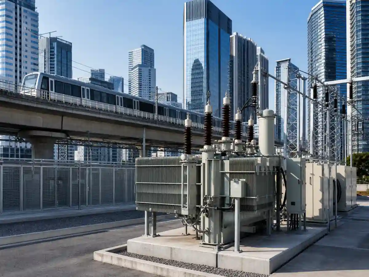 Transformer and switchgear for transportation infrastructure