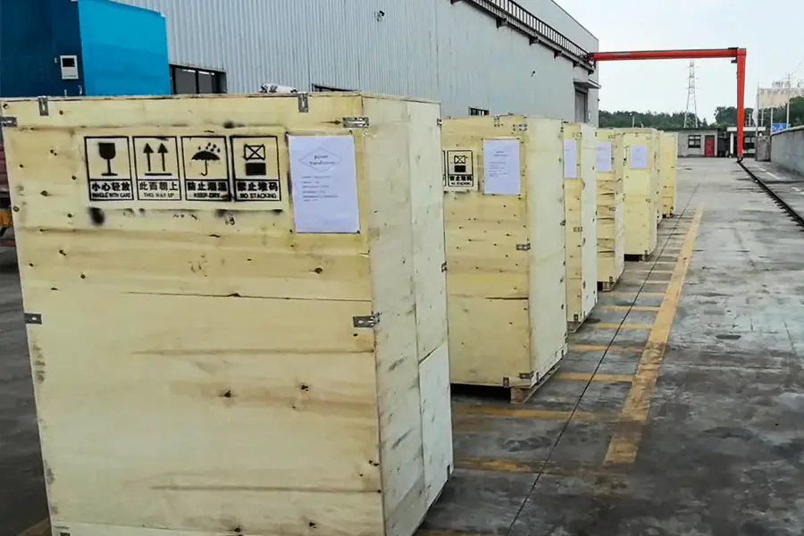 Oil Type Transformer wooden packaging