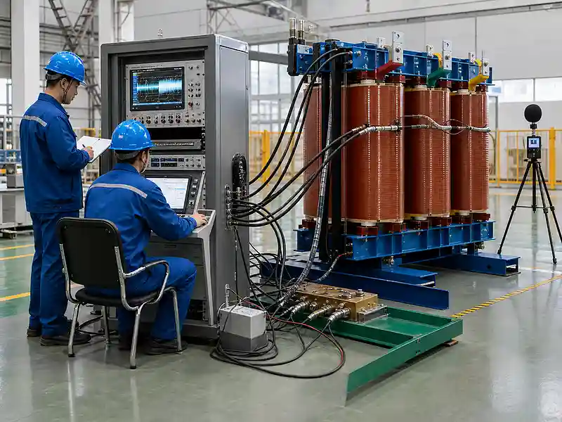 Dry type transformer test