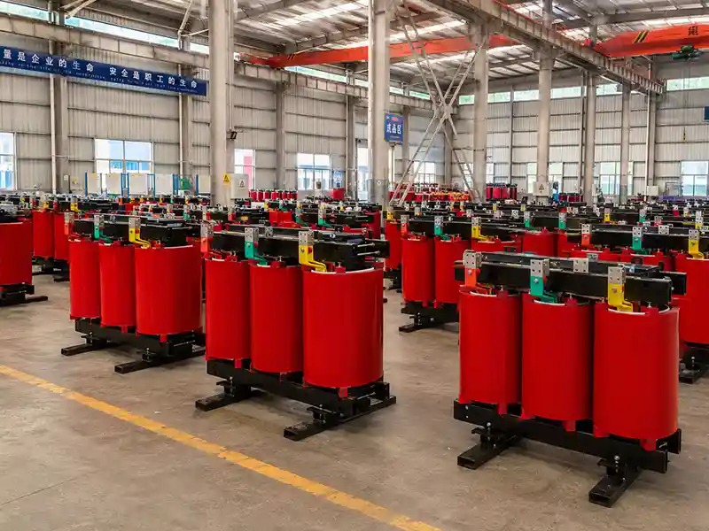 About Huasheng 9 Dry type transformer workshop at Huasheng