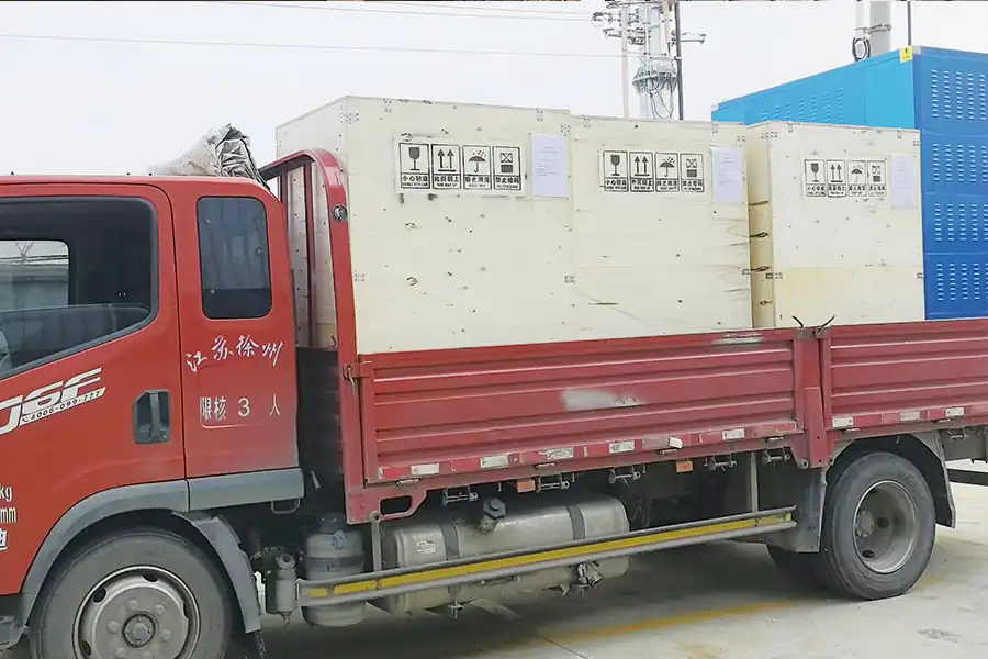 oil immersed transformer delivery to port
