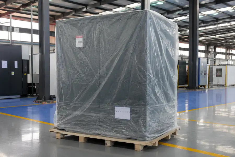 padmount transformer preparing delivery