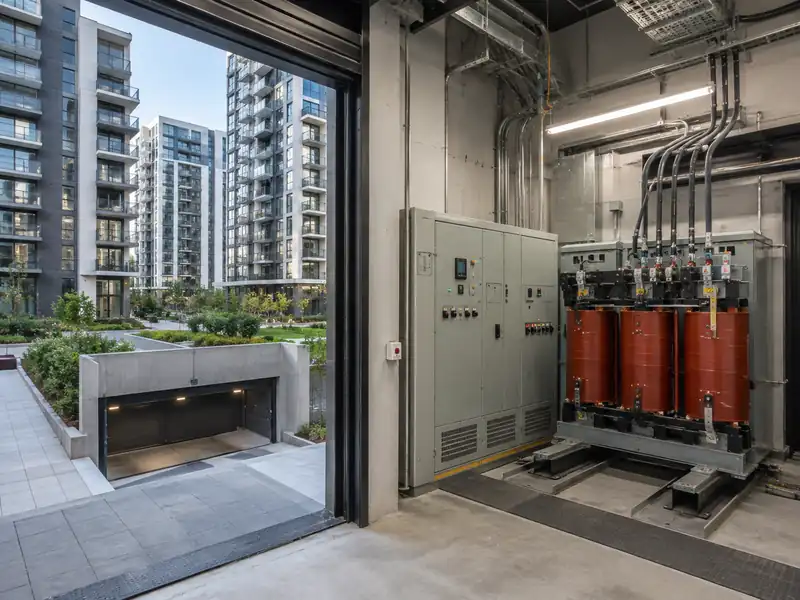 Residential transformer for housing developments