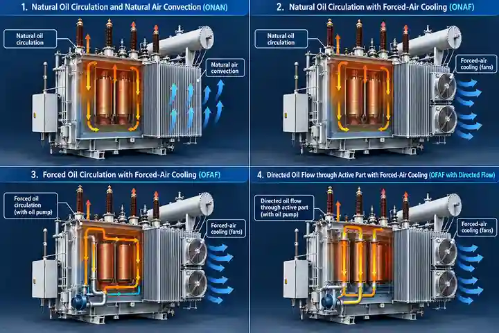 high voltage transformer cooling method